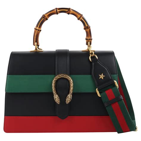 black gucci bag with red and green flag vertical|handbags gucci purses small red.